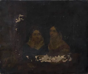 Portrait de deux femmes